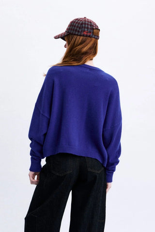 FRNCH Cardigan Chichi - Bleu Électrique