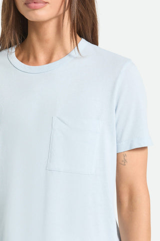 BRIXTON Carefree T-Shirt - Blue Aura