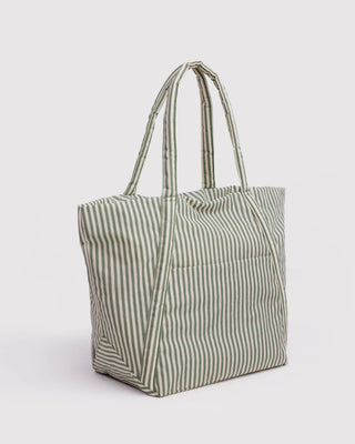 BAGGU Cloud Bag - Sage Stripe