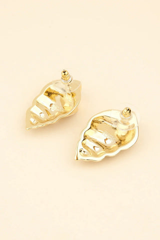 COUCOU SUZETTE Boucles d'Oreilles Coquillage Métal