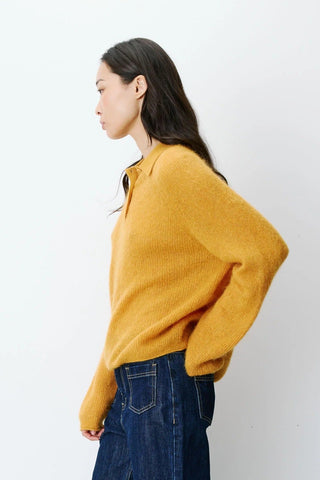 GRACE & MILA Pull Polo Alevan - Ocre