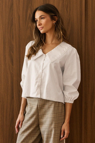DAILYSTORY Blouse Noelie - Blanc