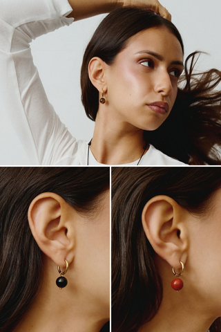 TWENTY COMPASS Boucles d'Oreilles Elements