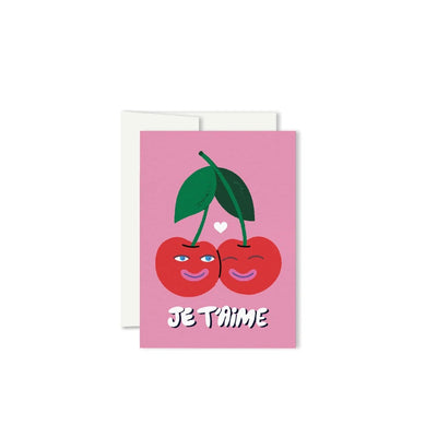 PAPEROLE Mini Carte Cherries