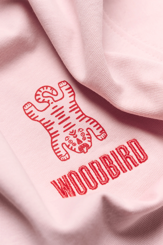 WOODBIRD T-Shirt Balo Tiger - Rose