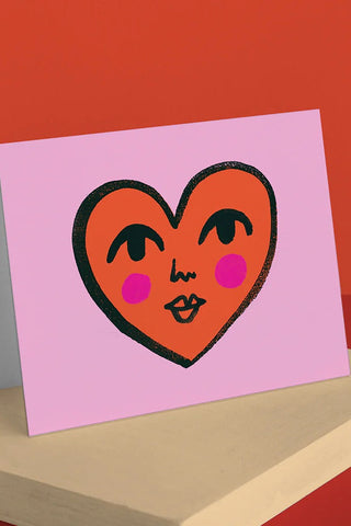 PAPEROLE Little Heart Card