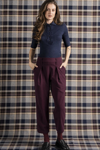 BODYBAG Pantalon Olden - Wine