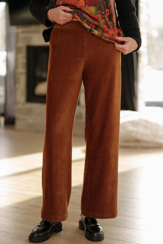 RIEN NE SE PERD Palazo Rigaud - Corduroy Cognac