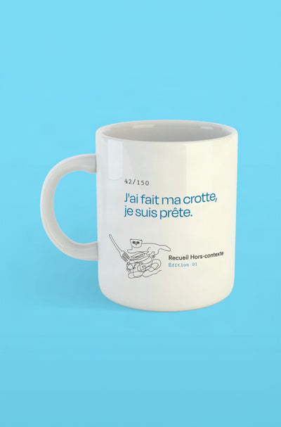 OUI MANON Tasse - J'ai fait ma crotte