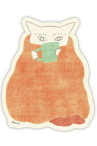 FOONIE Autocollant Chat Douillet