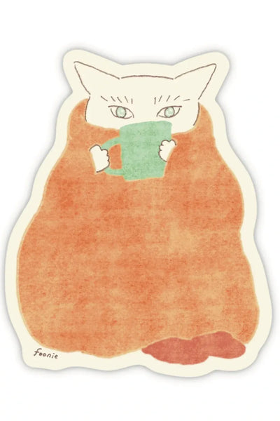FOONIE Autocollant Chat Douillet