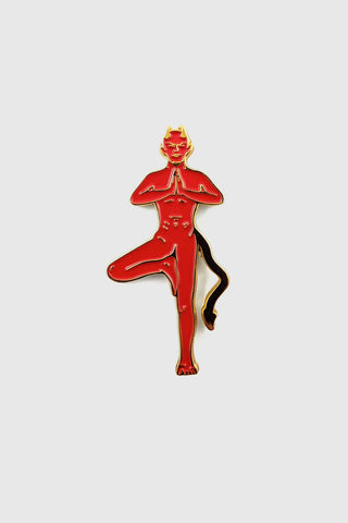 BADABOÖM STUDIO Pin's - Yoga du Diable