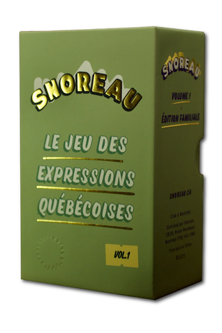 SNOREAU Jeu des Expressions Québécoises Vol. 1