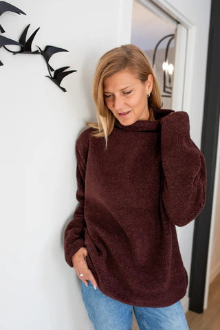 LOUVE Pull Bouclé Olia - Porto