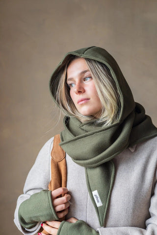 GIBOU Capuche Foulard Doppio