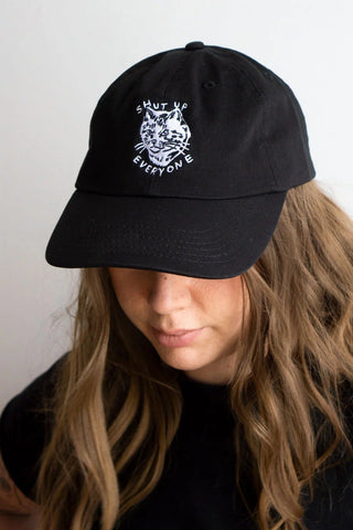 STAY HOME CLUB Casquette Shut Up Everyone - Noir