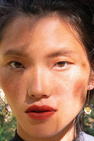 KAZAK Boucles d'Oreilles Smyrna - Howlite