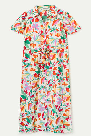 COMPANIA FANTASTICA Lotto Print Dress
