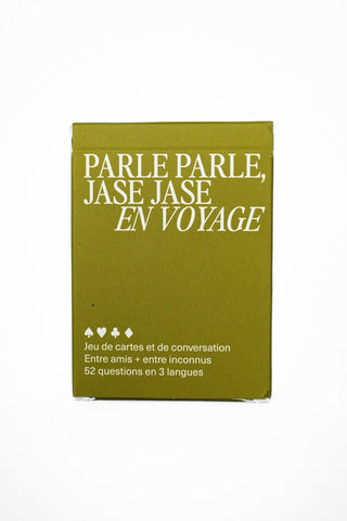 MEYEUR Jeu de Conversation Parle Parle, Jase Jase - En Voyage