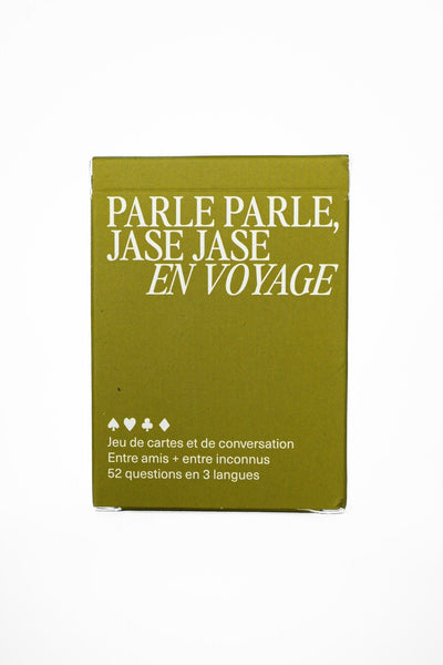 MEYEUR Jeu de Conversation Parle Parle, Jase Jase - En Voyage