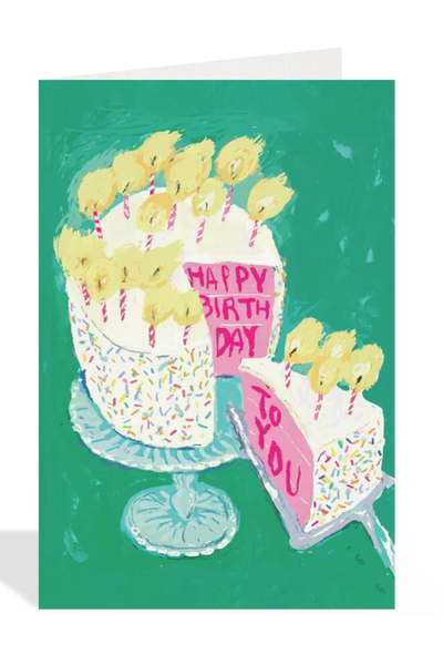 HALFPENNY POSTAGE Mini Carte Part de Gâteau
