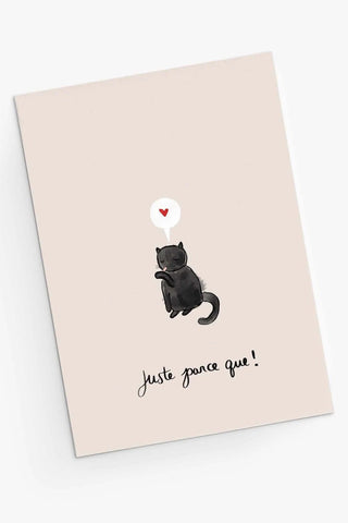 MIMI & AUGUST Carte Juste parce que