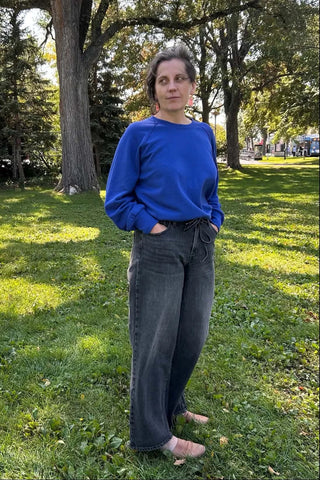 KAZAK Crewneck Acacia - Cobalts