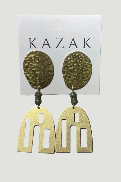 KAZAK Mallawi Earrings - Green