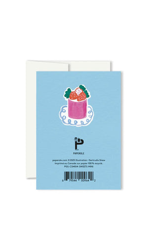 PAPEROLE Mini Carte Sweets