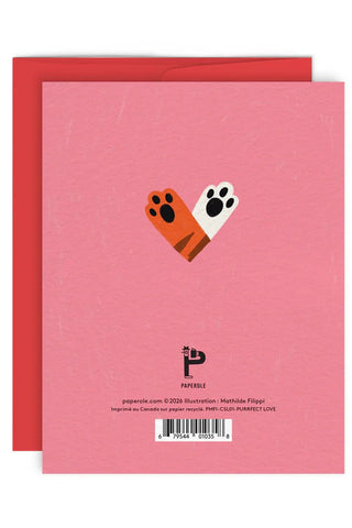 PAPEROLE Purrfect Love Card