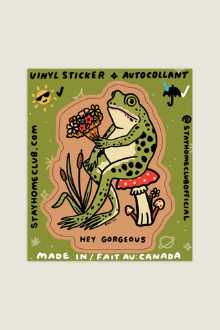 STAY HOME CLUB Autocollant - Hey Gorgeous