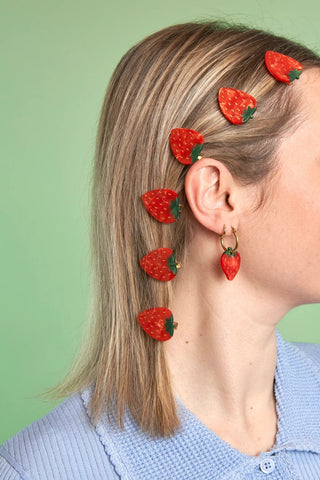 COUCOU SUZETTE Barrette Fraise