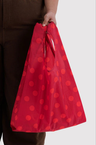 BAGGU Sac Réutilisable Standard - Polka Dot Rouge