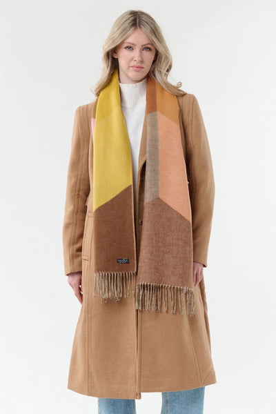 FRAAS Foulard Géométrique Colorblock Cashmink