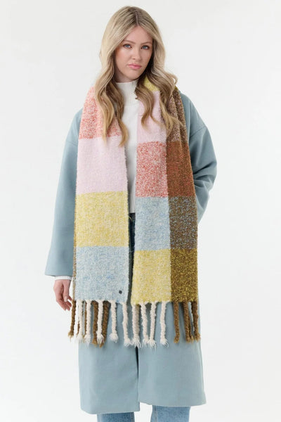 FRAAS Foulard XXL Carreaux