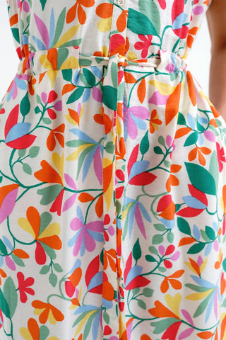 COMPANIA FANTASTICA Lotto Print Dress