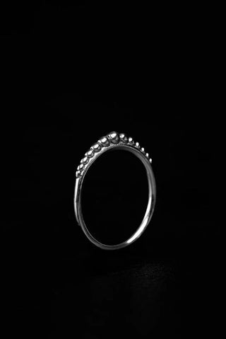 NOIR KALA Bague Breaded - Argent