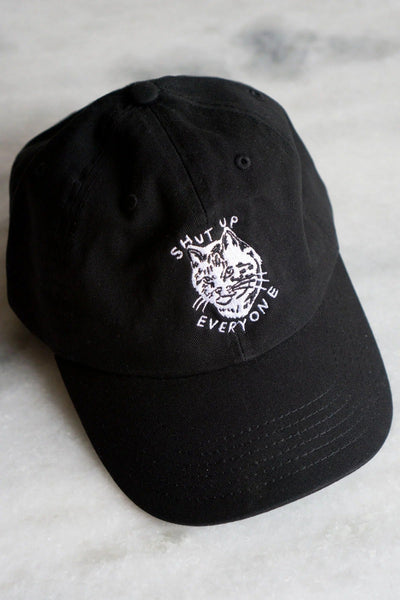 STAY HOME CLUB Casquette Shut Up Everyone - Noir