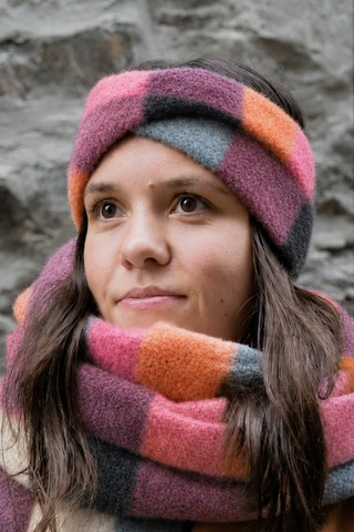 GIBOU Foulard Molletonné Bouclé