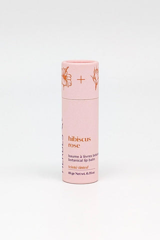 LES MAUVAISES HERBES Baume à lèvre - Hibiscus et Rose