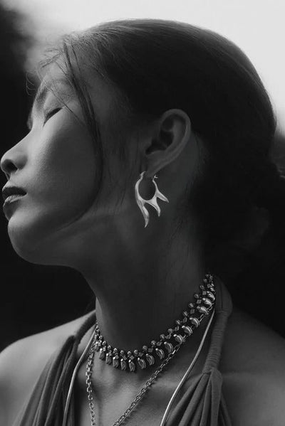 NOIR KALA Boucles d'oreilles Etha