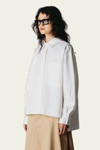 WOODBIRD Chemise Lei - Blanc