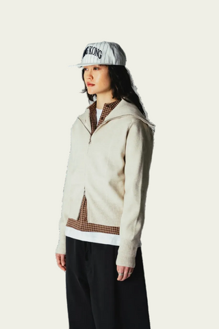 WOODBIRD Cardigan Zippé Lily - Sable
