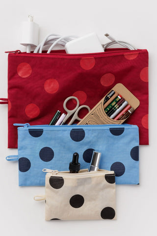 BAGGU Pochettes Plates - Polka Dot Mix