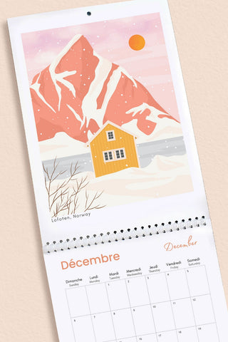 ITSFUNNYHOWWW Calendrier 2026 - Voyage