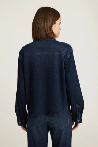 MAVI Tia Denim Shirt - Dark Blue