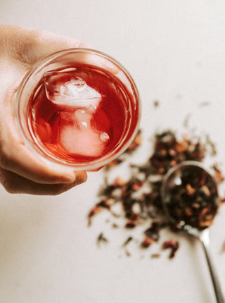 WEEDS Iced Tea - Hibiscus and Lemon Balm