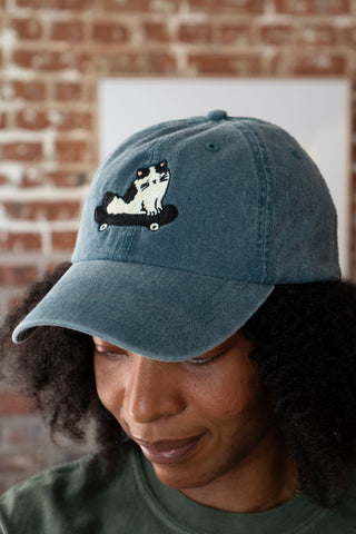 STAY HOME CLUB Casquette Overreact - Vintage Sarcelle