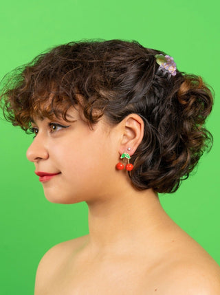 COUCOU SUZETTE Mini Pince à Cheveux - Raisin, parfaite idée de cadeau pour femme.
