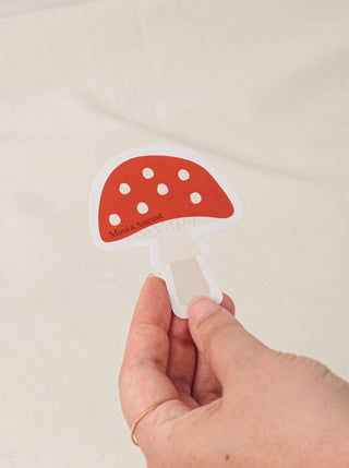 MIMI &amp; AUGUST Vinyl Sticker - Mushroom